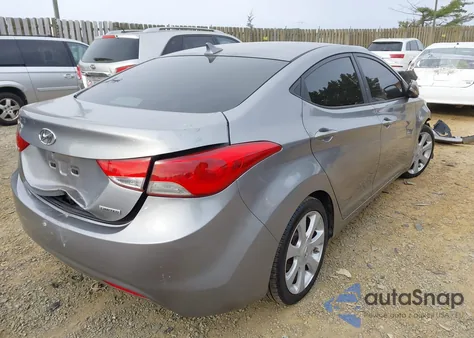 2012 Hyundai Elantra Limited (Ulsan Plant) из США, поврежденный, VIN KMHDH4AE5CU221534